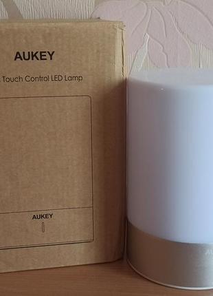 Світлодіодна лампа aukey mini touch control rgb led lamp (lt-st21