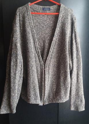 Распродажа-стильная кофта на молнии р.xl