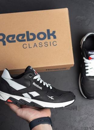 Подростковые кожаные кроссовки reebok9 фото