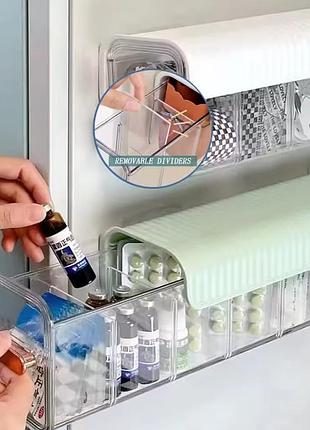 Органайзер настенный универсальный прозрачный контейнер для хранения