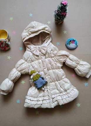 Демисезонная модная приталенная курточка оlimpias(италия). 80(12 мес)