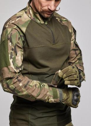 Тактичний убакс мультикам військова сорочка з довгими рукавами coolmax весна літо2 фото