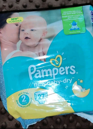 Памперси pampers new baby dry 2