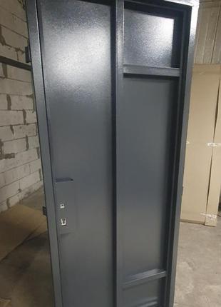 Двери входные металлические "однолистовая коричневая" 900*2050 мм технические двери тамбурные со склада6 фото