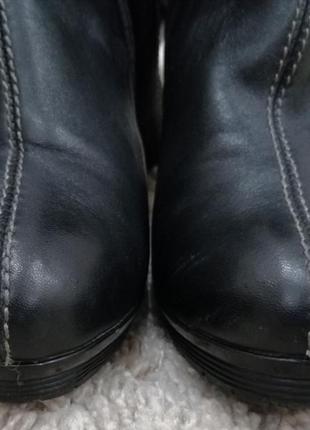 Кожаные зимние сапожки сапоги ботинки4 фото