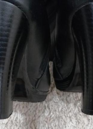 Кожаные зимние сапожки сапоги ботинки5 фото