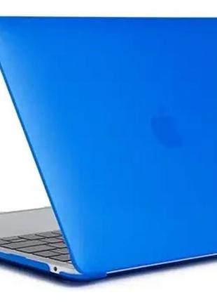 Чехол hardshell matte case для macbook new air 13.3" blue