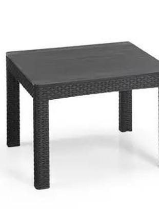 Стіл для саду пластиковий keter orlando small table 250345 графіт