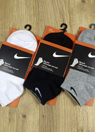 Короткие носки nike короткі шкарпетки найк1 фото