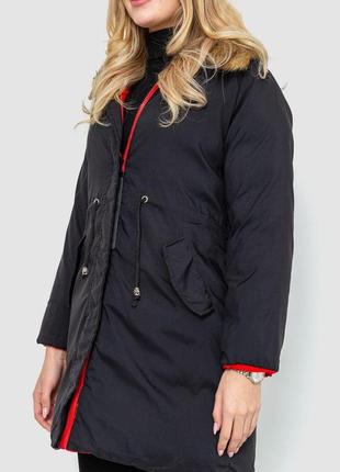 Куртка женская двусторонняя, цвет красно-черный, 129r818-5553 фото