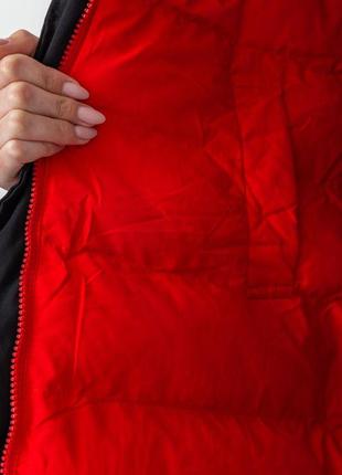 Куртка женская двусторонняя, цвет красно-черный, 129r818-5557 фото