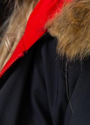 Куртка женская двусторонняя, цвет красно-черный, 129r818-5558 фото