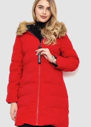 Куртка женская двусторонняя, цвет красно-черный, 129r818-5559 фото