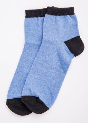 Черно-голубые женские носки, средней высоты, 131r137091