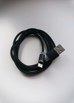 Магнітний кабель 360° micro usb, новий, 1,8м