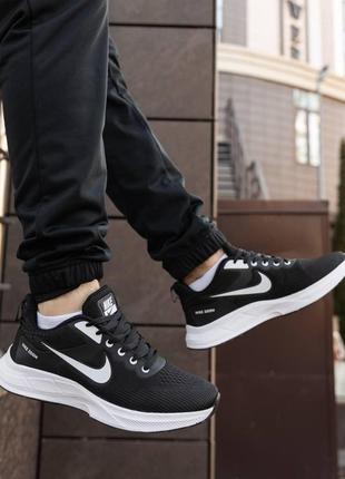 Кросівки nike zoom black white7 фото