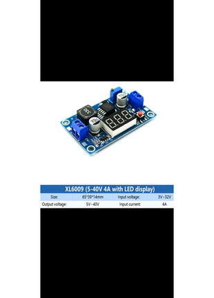 Повышающий модуль xl6009 5-40в 4а