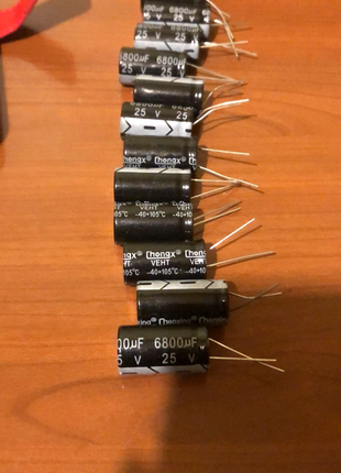 Конденсатор 6800mf 25v kmg
