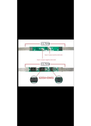 1s плата захисту li-ion батареї 5-6а bms 1s