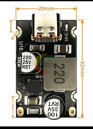 Понижающий модуль 65wt 3