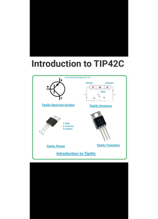 Tip42c транзистор 5шт