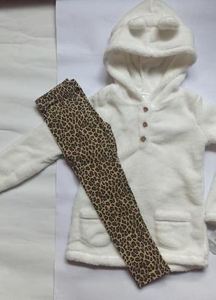 Набор комплект меховушка и лосины картерс