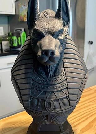 Статуэтка бюст анубус — древнеегипетский бог, знаток целебных