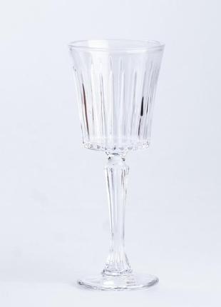 Набір келихів для вина скляний прозорий  набір 6 шт2 фото
