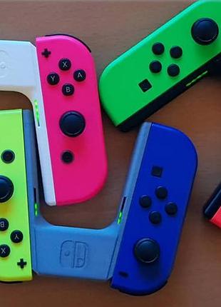 Ручка з'єднувач для nintendo joycon з передніми вікнами світлодіо
