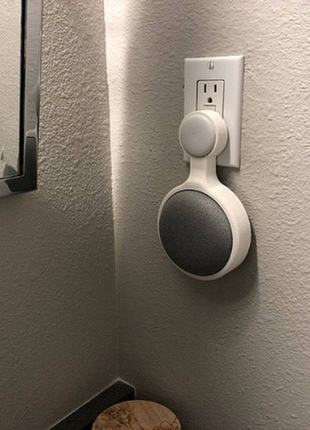 Крепление к розетке для google home mini