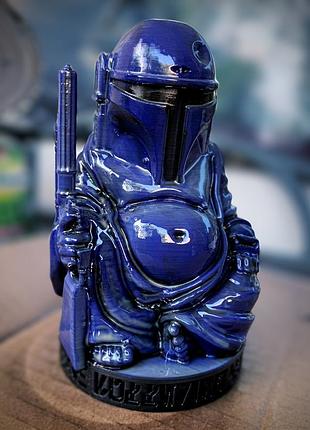 Мандалорець the mandalorian нецке фігурка прикраса столу будда