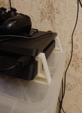 Горизонтальная подставка для sony ps4 slim лучше охлаждение