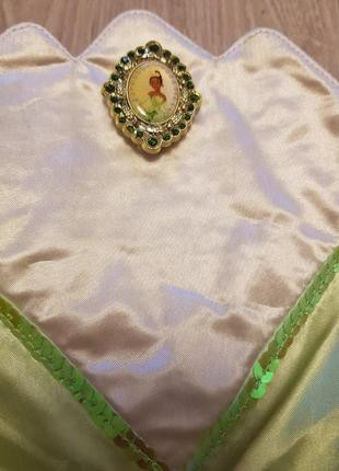 Нарядное платье disney принцесса тиана девочке 7-8 л 122-128-134 см4 фото