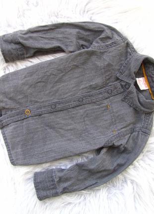 Качественная джинсовая рубашка hema