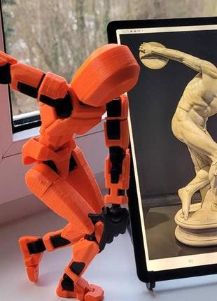 Робот игрушка сувенир dummy 13 lucky и набор оружия в руки