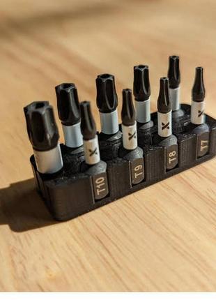 Держатель шестигранных бит torx 10 слотов или 9
