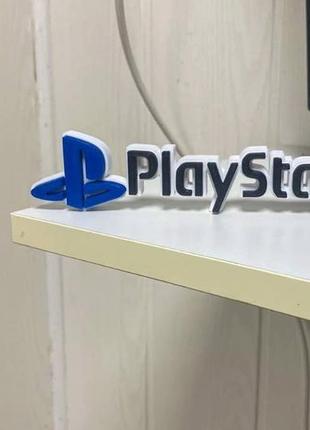 Украшение логотип на полку sony ps 5 4 3