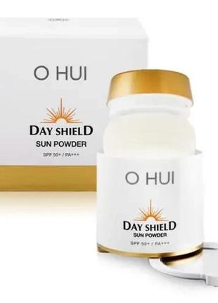 Премиум солнцезащитная пудра ohui day shield perfect sun powder spf50+ pa+++#02 beige 20 гр