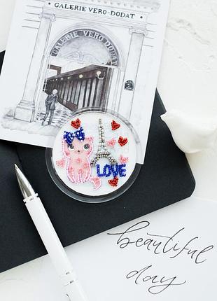 Набір для вишивання бісером магніта мрії збуваються абрис арт apb007