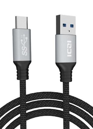 Usb type c кабель 2-метра швидка зарядка usb 3.1 qc 2.0 3.0 f...