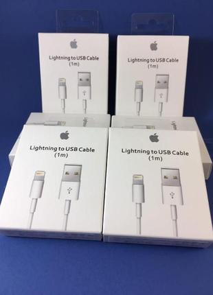 Кабель lightning для зарядки iphone 5 5s 6 6s 6+ 7 7+ 8 plus x...