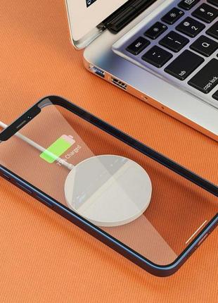 Бездротова зарядка borofone magnetic wirelss charger для iphone