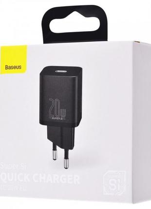 Зарядний пристрій baseus pd charger 20w (1type-c) для iphone 5