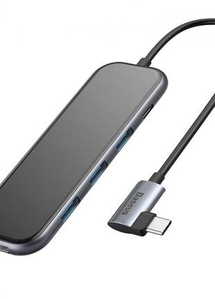 Хаб baseus superlative multifunctional (type-c to 3xusb 3.0+hd4k
