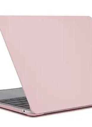 Чехол hardshell matte case для macbook new air 13.3" pink sand