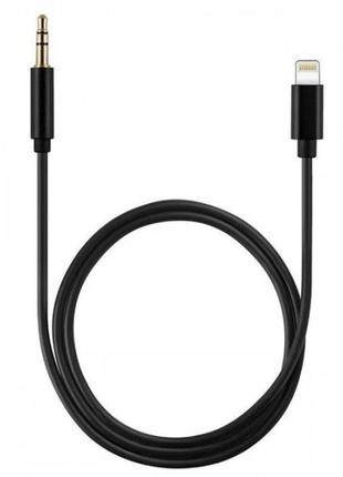 Звуковий кабель перехідник для iphone lightning/aux 3.5 mm
