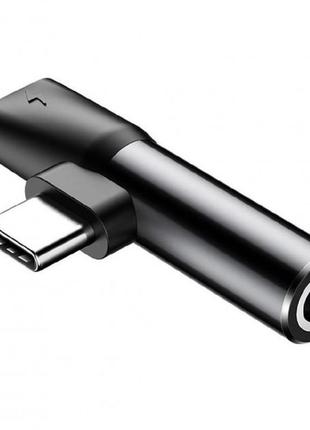 Перехідник baseus usb type-c to usb type-c/aux