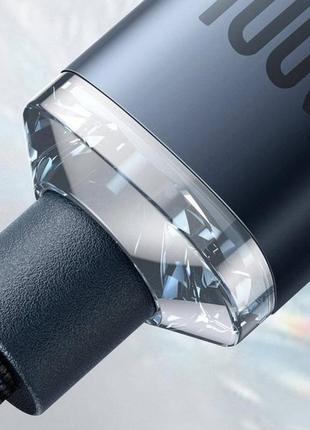 Кабель baseus 100w usb-c crystal shine series для ipad/android/пк 3