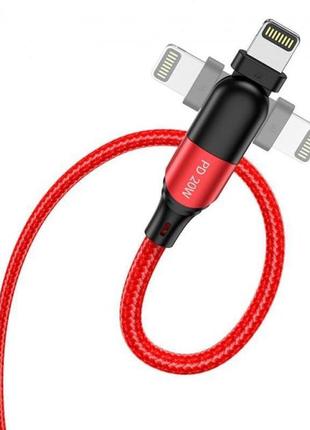 Кабель hoco type-c to lightning orbit pd data cable for lightning