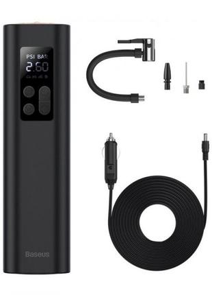 Автокомпресор baseus насос від прикурювача super mini inflator